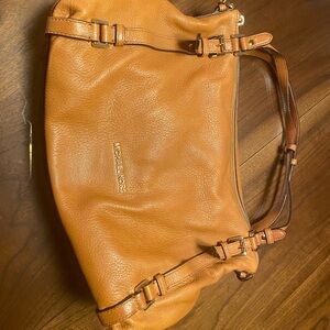 Michael Kors Caramel Leather Shoulder Bag